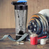 KesaPlan Self Mixing Mug Electric Protein Shaker Bottle, Protein Shaker Cup, 750 ML High-Torque Battery-Powered Blender Shake Bottle,Portable,Self-Stirring Mug for Various Powder (Black)