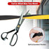 Weather Stripping Door Seal Strip,High Density Foam Tape,Doors and Windows Insulation Soundproofing Weatherproof,Self Adhesive Rubber Weatherstrip Door Seal Strip (1/2''W X 1/2''T X 13'L)