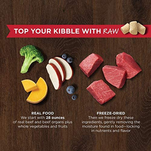 Instinct Raw Boost Mixers Freeze Dried Raw Dog Food Topper, Grain Free Freeze Dried Dog Food Topper