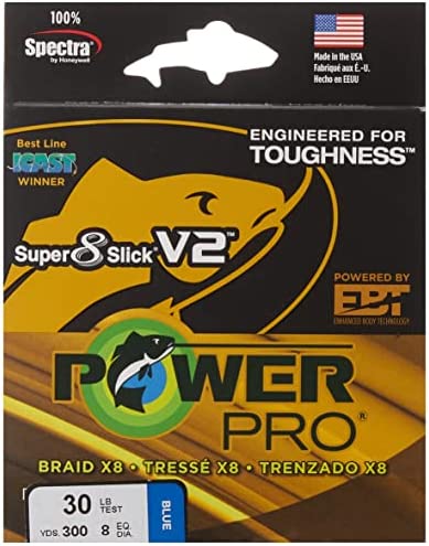 PowerPro Super Slick V2 30 LB 300 YD Blue (31500300300A)