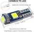WLJH 10 Pack White Canbus T5 Led Bulb 2721 37 74 Wedge Lamp PC74 Twist Sockets Dash Dashboard Lights Instrument Panel Cluster Leds Car Replacement