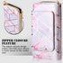 ELV Wallet Purse Case Designed for Samsung Galaxy Note 10 Case PU Leather Folio Flip Case with Credit Card Slots, Detachable Case and Back Stand