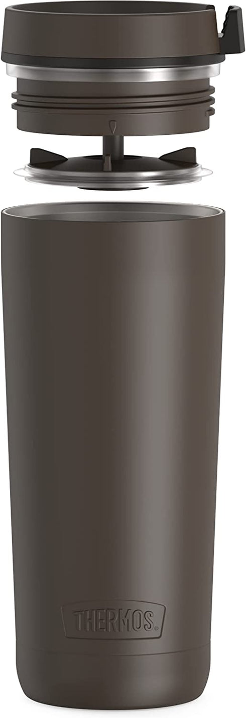 Guardian Collection by THERMOS Stainless Steel Tumbler 18 Ounce, Espresso Black