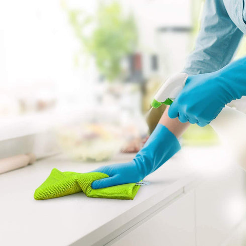 AIDEA Microfiber Cleaning Cloths-50PK, Softer Highly Absorbent, Lint Free Streak Free for House, Kitchen, Car, Window Gifts(12in.x12in.)