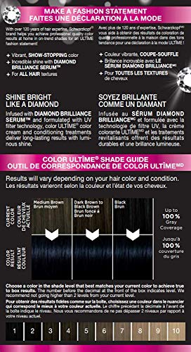 Schwarzkopf Color Ultime Hair Color Cream, 1.4 Sapphire Black (Packaging May Vary)