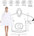 Blanket Hoodie Sweatshirt, Wearable Blanket Oversized Sherpa with Sleeves and Giant Pocket, Cozy Hoodie Warm for Adult Kids