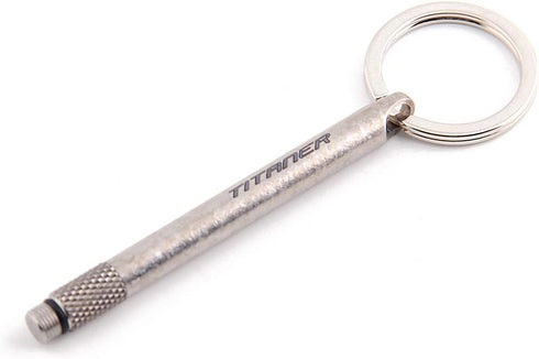 Titaner Outdoor Camping Picnic Toothpick With Protective Case Holder Nature Color (Ice Crystals-Grey)