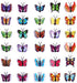 DIYASY Decorative Butterfly Thumbtacks,30 Pcs 3D Push Pins for Bulletin Board Photo Frame, Photo Wall, Cork Board.