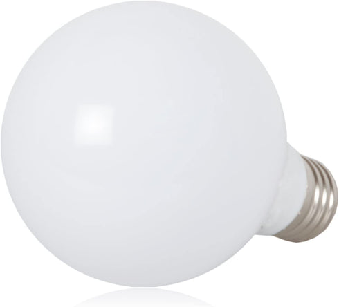 Maxxima G25 LED Light Bulb, E26 Base Globe Bathroom Vanity Makeup Mirror Light Bulbs, 40 Watt Equivalent, 450 Lumens 2700K Warm White (6 Pack)