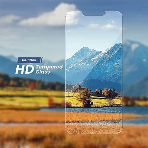 Mkeke Compatible with iPhone 13 Screen Protector/iPhone 13 Pro Glass Screen Protector Tempered 6.1 inch 3-Pack