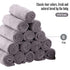 Cute Castle Ultra-Soft Baby Washcloths, 16 Pack - 9" by 9", Gentle on Sensitive Skin for Face and Body, Plush, Super Absorbent Wash Clothes for Girls and Boys, Grey