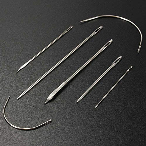 Vitoki Heavy Duty Hand Sewing Needles Kit for Home Upholstery Carpet Leather Canvas Repair by Vitoki, Pack of 7