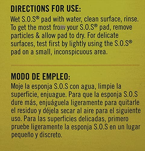 S.O.S Steel Wool Soap Pads, Lavender - 10 ct