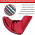 Steering Wheel Shift Paddle Extended Shifter Trim Cover for Dodge Challenger Charger Durango RT & Scat Pack 2015-2020, for Jeep Grand Cherokee 2014-2020 Interior Decoration Accessories (Red 2PCS)