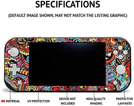 MightySkins Skin Compatible with Nintendo Switch Lite - Rainbow Streaks | Protective, Durable, and Unique Vinyl Decal Wrap Cover | Easy to Apply, Remove, and Change Styles | Made In The USA