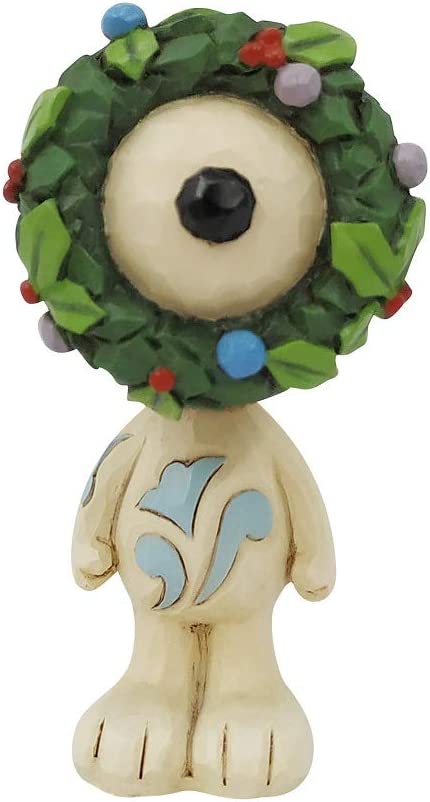Enesco Peanuts by Jim Shore Snoopy in Wreath Mini Figurine