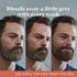 Just For Men Control GX Grey Reducing Beard Wash Shampoo, Gradually Colors Mustache and Beard, Leaves Facial Hair Softer and Fuller, 4 Fl Oz - Pack of 1