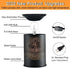 Metal Wax Melt Warmer kobodon Candle Wax Warmer for Scented Wax Melter Electric Wax Burner Wax Melts Wax Cubes Black Candle Lamp for Home Office Decor(Tree)