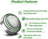 Cotchear 10Pcs AG13 LR44 357A S76E G13 Alkailine Button Cell Battery Batteries1.5V Button Coin Batteries