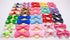 YOY 40 Pcs Adorable Grosgrain Ribbon Pet Dog Hair Bows with Elastics Ties - Stretchy Rubber Bands Doggy Kitty Topknot Grooming Accessories Set for Long Hair Puppy Cat