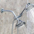 9 Inch Shower Arm with Flange,ABS Chrome Construction,Shower Arm Water Outlet,Universal Extra Long Shower Pipe Extension Extender,Polished Chrome
