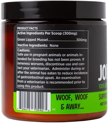 Super Snouts Joint Power Joint Supplement for Dogs and Cats, 2.64 oz - New Zealand Green Lipped Mussel, Joint Repair