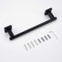 Miyili Matte Black 12-Inch Towel Bar SUS 304 Stainless Steel Hand Towel Holder for Bathroom or Kitchen Wall Mount, A02B30A
