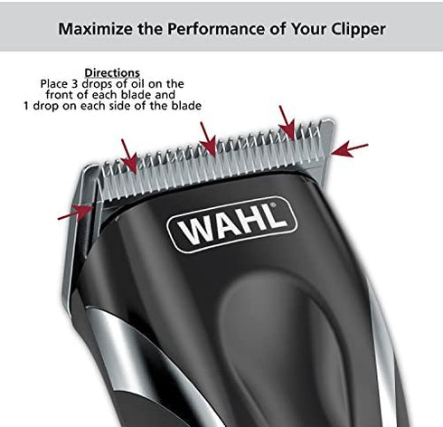 Wahl Premium Hair Clipper Blade Lubricating Oil for Clippers, Trimmers, & Blade Corrosion for Rust Prevention – 4 Fluid Ounces – Model 3310-300