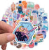 Fashionable Cartoon Beverage Bottle Stickers Pack 50Pcs Colorful Waterproof Cute Stickers for Flask, Laptop, Water Bottle, Cute Aesthetic Vinyl Doodle Decals (Sweet Drinks)