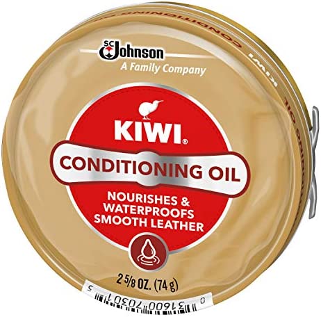 KIWI Shoe Conditioning Oil | Leather Care for Shoes, Boots, Furniture, Jacket, Briefcase and More | 2 5/8 Oz