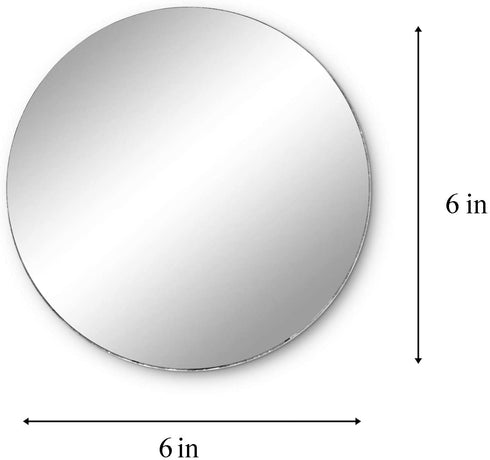 Super Z Outlet Round Mirror Wedding Table Centerpieces, 10 Pieces, 6" Inches