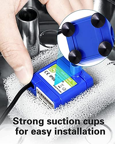 Cat Water Fountain Pump,Pet Fountain Pump Replacement Pump DR-DC160 Motor for 360°Stainless Steel Cat Fountain and Cupcake Ceramic Cat Drinking Fountain(Blue)