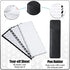 3 Pieces Magnetic Notepads Lists for Fridge, Refrigerator Grocery List, Shopping List, to-Do List, Magnetic Back-Memo Notepad with PU Leather Pen Holder, 60 Sheets, 7.9 x 3 Inch (Classic Style)