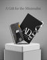 Carbon Fiber Minimalist Wallets For Men - Slim Money Clip Card Holder RFID Blocking Aluminum Metal Case Gifts For Him