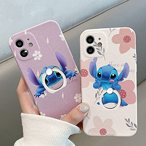 ZOSTLAND 3PCS Prank Joke Fun Phone Ring,Universal 360°Adjustable Phone Case Finger Grip Stand Holder Desk Stent Mount Hook Compatible with iPhone 13 12 11 XS MAX X Plus iPad (3pcs Make Face Stitch)