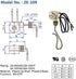 Pull Chain Switch Zing Ear ZE-109 Ceiling Fan Switch Ceiling Fan Light Lamp Replacement 2 Pack Bronze