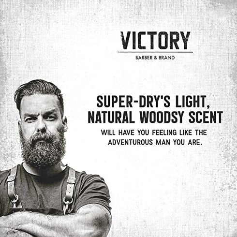 Super-Dry Men’s Hair Paste by Victory Barber & Brand | Men’s Hair Products Made in the USA | Matte Hair Product Men Like Better than Matte Hair Gels | Oil-Free Texture Paste for the Effortlessly Cool