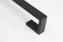 TocTen Bath Towel Rack - Square Base Thicken SUS304 Stainless Steel Towel Bar for Bathroom, Bathroom Bar Accessories Towel Rod Heavy Duty Wall Mounted Towel Holder (Matte Black, 12 Inch)
