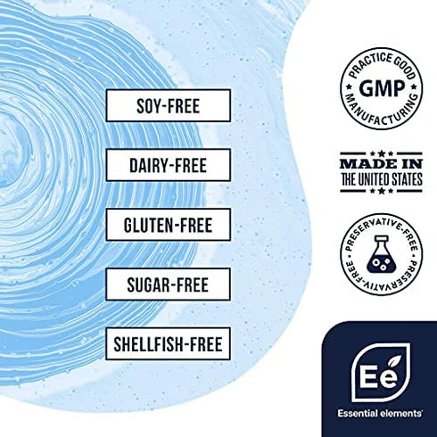Magnesium & Zinc with Vitamin D3 by Essential Elements - For Sleep Immune & Bone Support | Magnesium Glycinate, Malate, Citrate 200mg - Triple Magnesium Supplement for Women and Men - 3 Month Supply