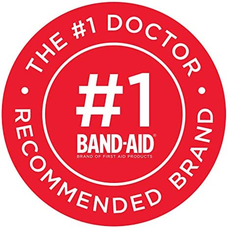 Band-Aid Brand Tru-Stay Adhesive Pads, Large Sterile Adhesive Bandages for First Aid Wound Care and Protection of Minor Cuts, Scrapes & Burns, Lightweight, Breathable, Large Size, 10 ct