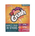 Crush Sugar Free Hydrating On-the-Go Drink Mix Variety Packets - 1 Box (30 Sticks)