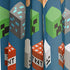 Jay franco Minecraft Isometric Blue 63 in Drapes 4 Piece Set - Beautiful Room Decor&Easy Set Up, Bedding Features Creeper - Window Curtains Include 2 Panels&2 Tiebacks (Official Minecraft Product)