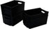 Yubine Pantry Stackable Organizer Bin, Plastic Freezer Storage Box, Set of 6