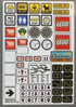 LEGO Signs and Decals Accessories (Xtra) 17 Total Pieces with 5 Decal Sheets