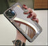 Poowear for iPhone 11 Case 3D Glitter Sparkle Bling Mirror Case Luxury Shiny Crystal Rhinestone Diamond Bumper Clear Protective Case Cover for Women for iPhone 11 Silver