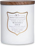 Manly Indulgence Winter's Edge Scented Jar Candle, Medium, Grey