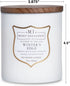 Manly Indulgence Winter's Edge Scented Jar Candle, Medium, Grey