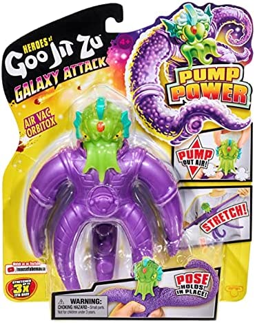 Heroes of Goo Jit Zu Galaxy Attack S5 AIR VAC PK - ORBITOR, Multicolor, 41222