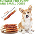 MON2SUN Dog Rawhide Twist Chicken Hide Sticks 5 Inch 25 Count for Puppy and Small Dogs