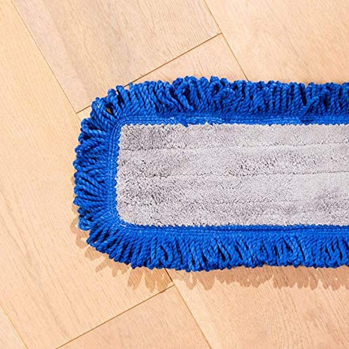 18" Mojave Microfiber Dust Mop Pads (Pack of 2) - Replacement Head & Refill for Microfiber Mops, Reusable & Machine Washable, Use for: House, Commercial, Industrial